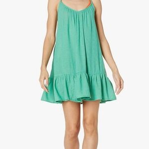 Billabong Women's Beach Vibes Cover Up Dress Green Size Small New With Tags